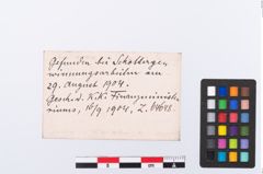 Etikett zu Bronzearmring (NHMW-PRAE-038860)